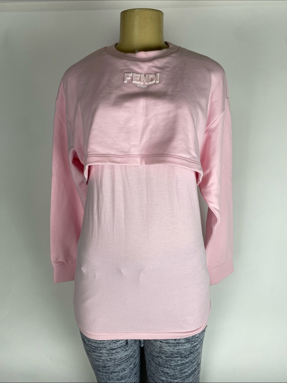 Fendi logo dress in cotton Girls Size 12A